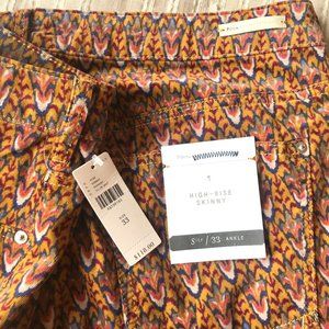 NWT Pilcro Corduroy High-Rise Skinny Jeans